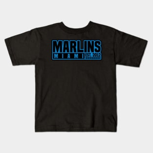 Miami Marlins 02 Kids T-Shirt